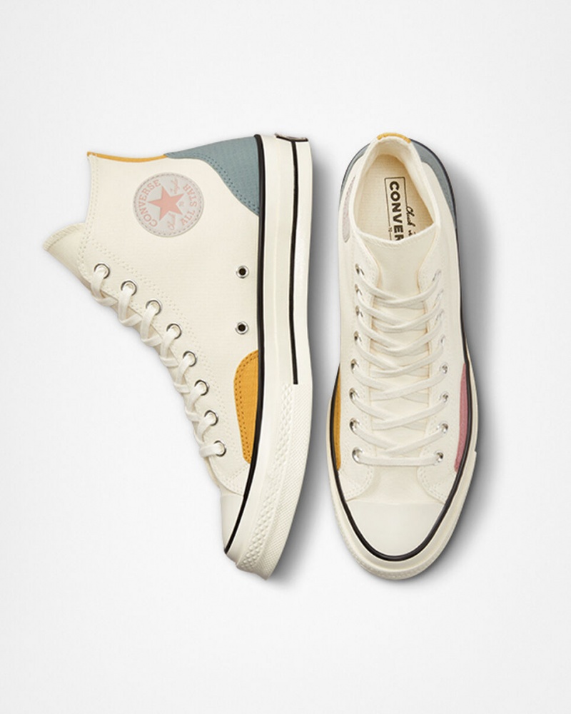 Converse Chuck 70 Color Block Grijs Geel | 6148-QHYTA