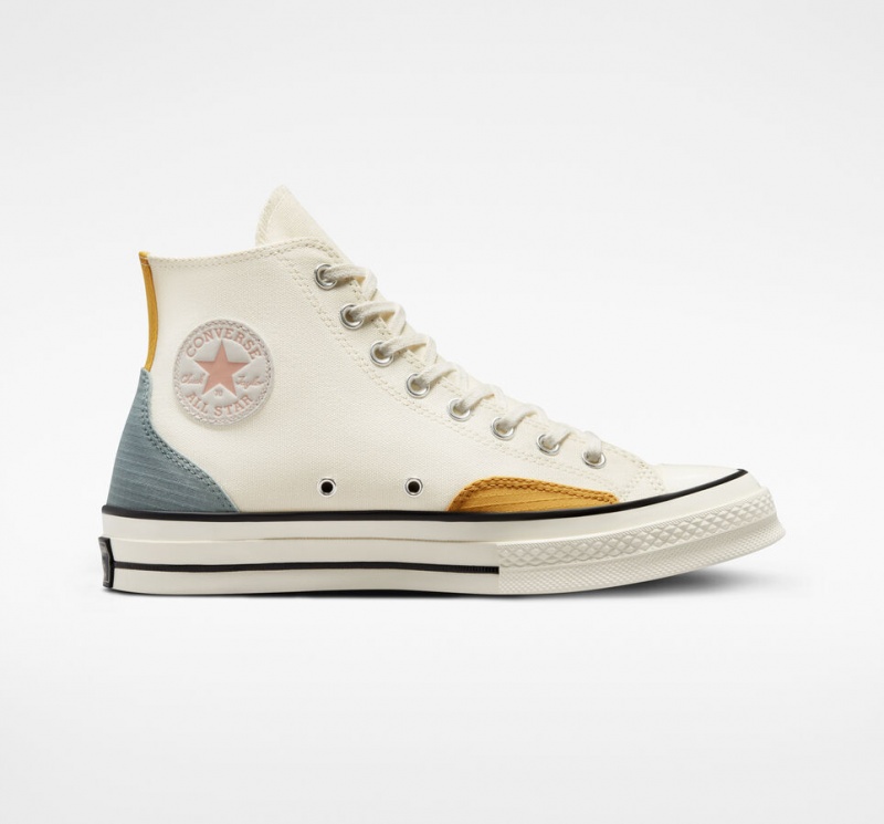 Converse Chuck 70 Color Block Grijs Geel | 6148-QHYTA