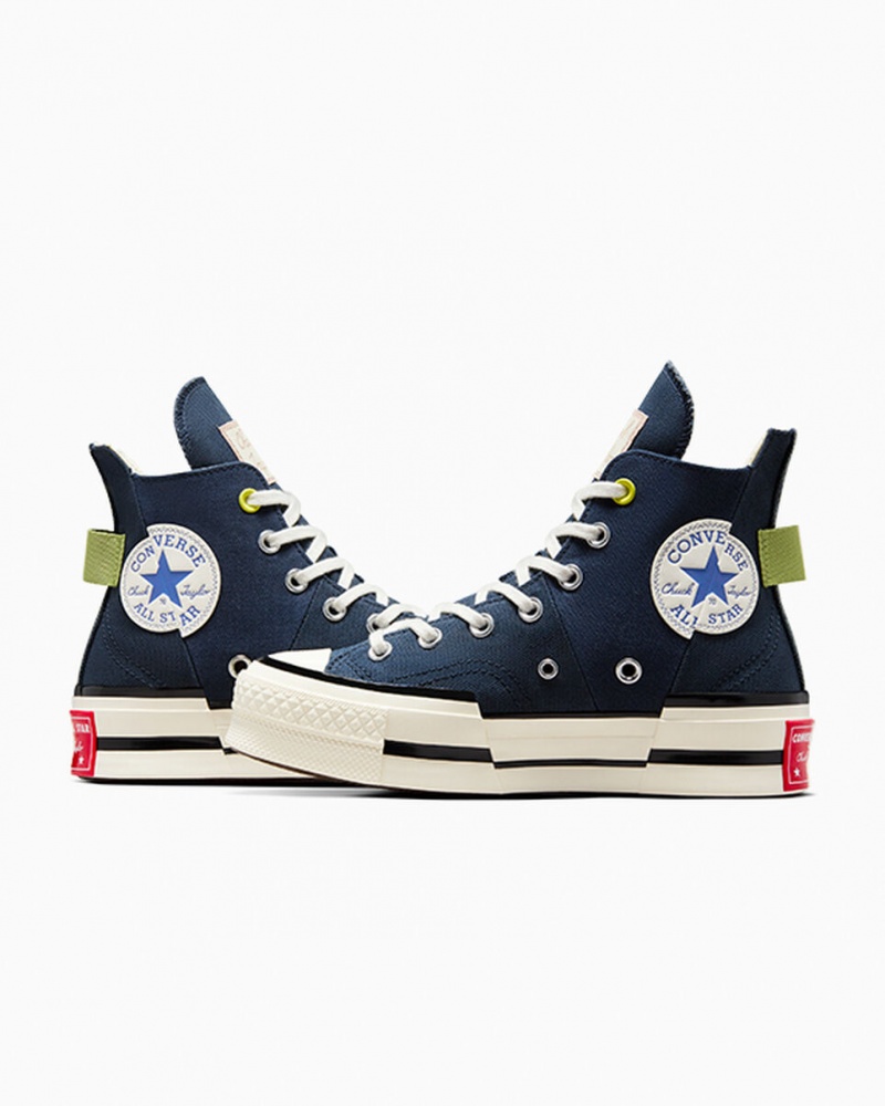Converse Chuck 70 Plus Heel Loop Donkerblauw Zwart | 4796-MGWRK