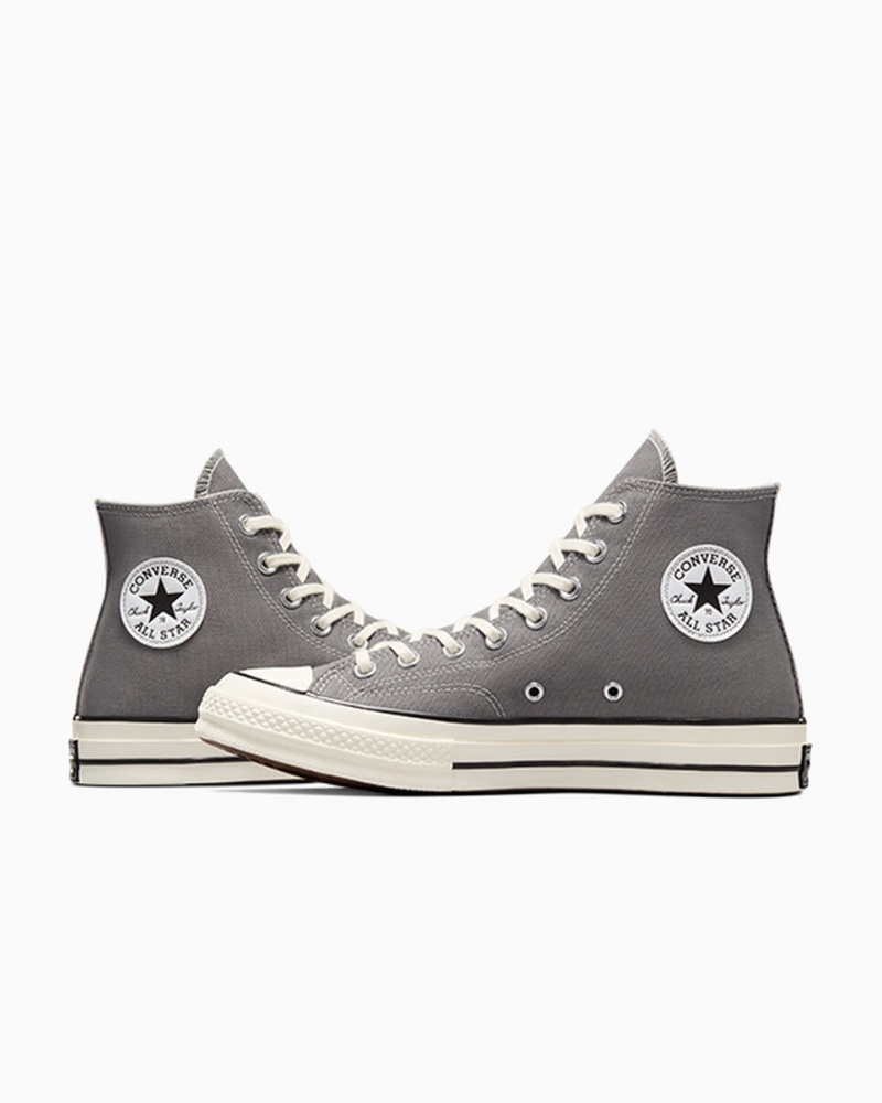 Converse Chuck 70 Vintage Canvas Grijs Zwart | 8725-DCLUY