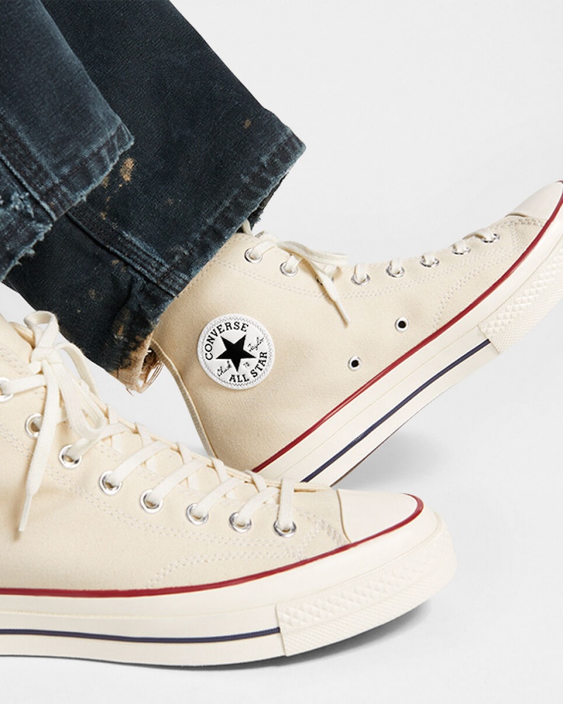 Converse Chuck 70 Vintage Canvas Parchment / Garnet / Egret | 9154-XNKAJ
