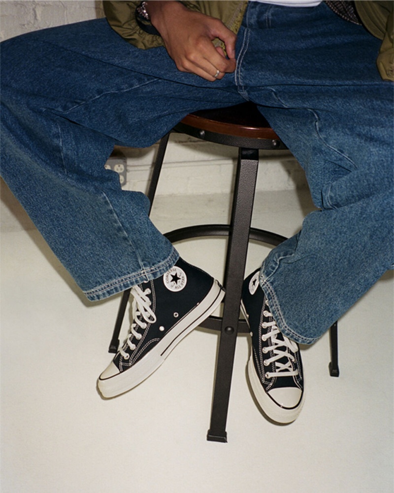 Converse Chuck 70 Vintage Canvas Zwart Zwart | 7129-RCXFT