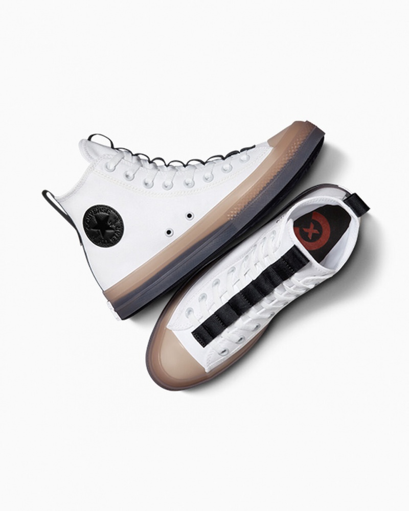 Converse Chuck Taylor All Star CX Explore Wit Zwart Zilver | 0563-HMFSQ