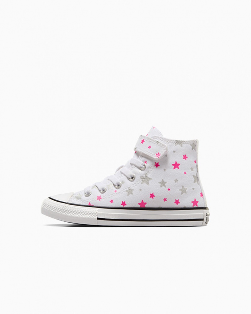 Converse Chuck Taylor All Star Easy On Sparkle Wit Roze Wit | 7203-YHTUZ