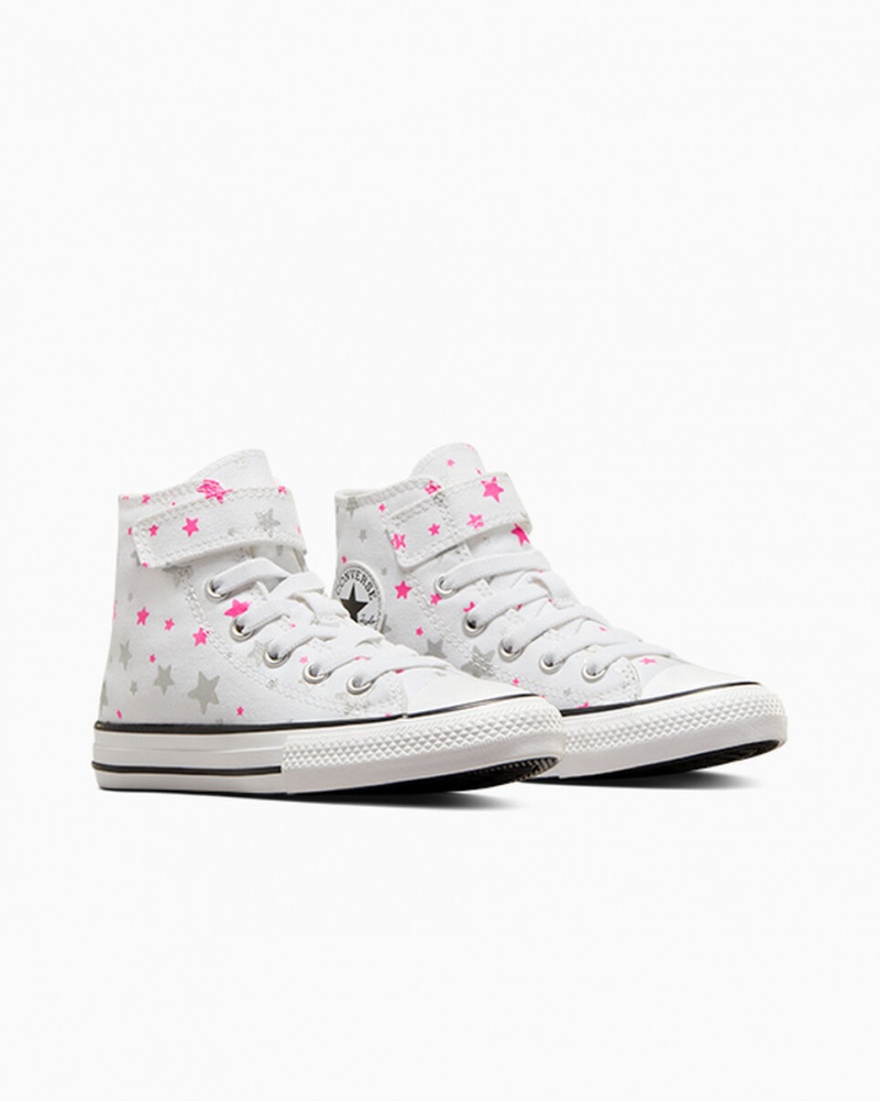 Converse Chuck Taylor All Star Easy On Sparkle Wit Roze Wit | 7203-YHTUZ