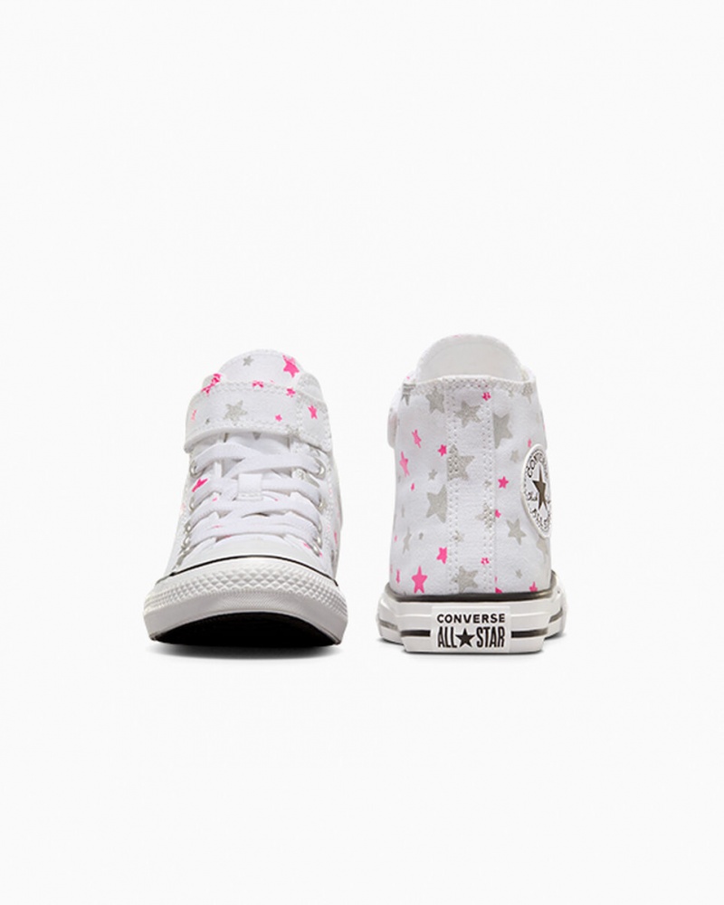 Converse Chuck Taylor All Star Easy On Sparkle Wit Roze Wit | 7203-YHTUZ