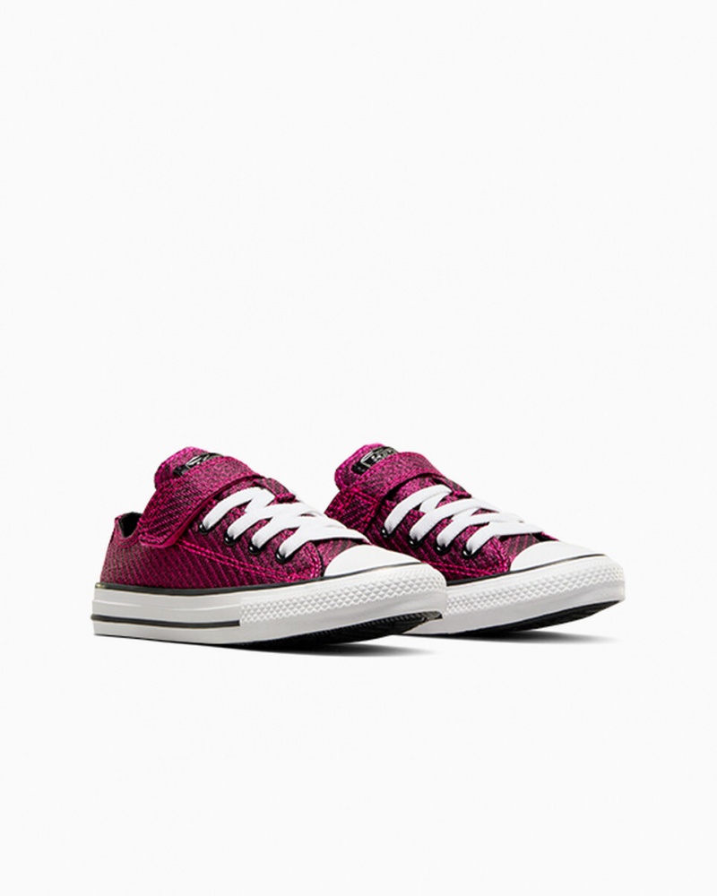 Converse Chuck Taylor All Star Easy On Sparkle Roze Wit Zwart | 6791-KVMRJ