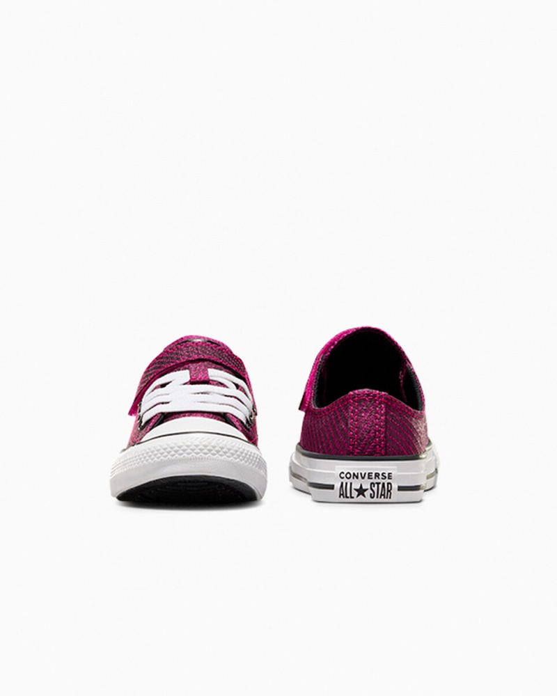 Converse Chuck Taylor All Star Easy On Sparkle Roze Wit Zwart | 6791-KVMRJ