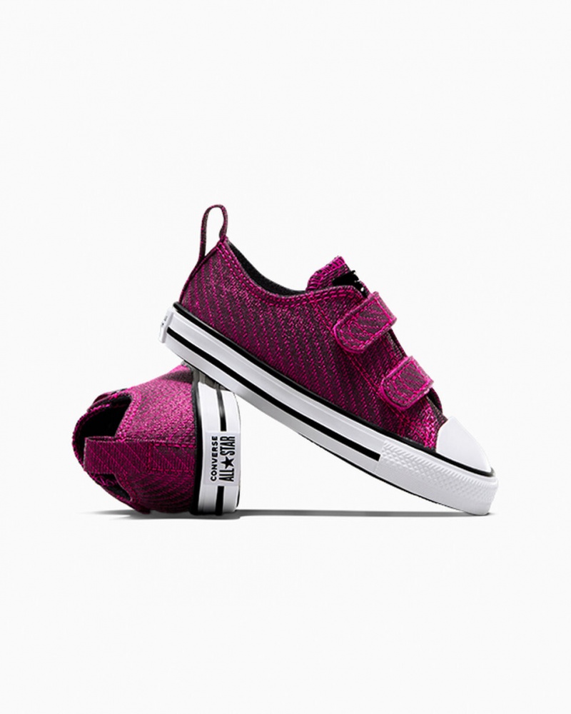 Converse Chuck Taylor All Star Easy On Sparkle Roze Wit Zwart | 2930-KOYWX