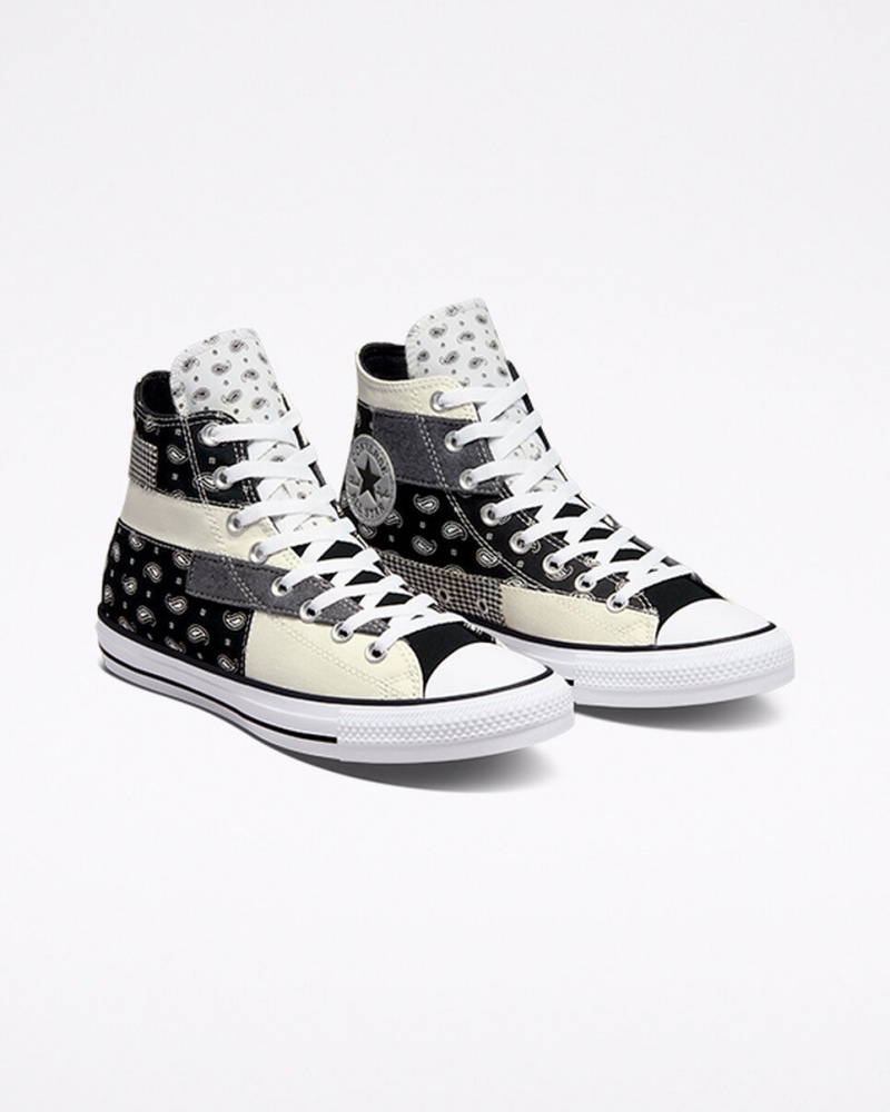 Converse Chuck Taylor All Star Hacked Patterns Zwart Wit | 4761-PEDMN