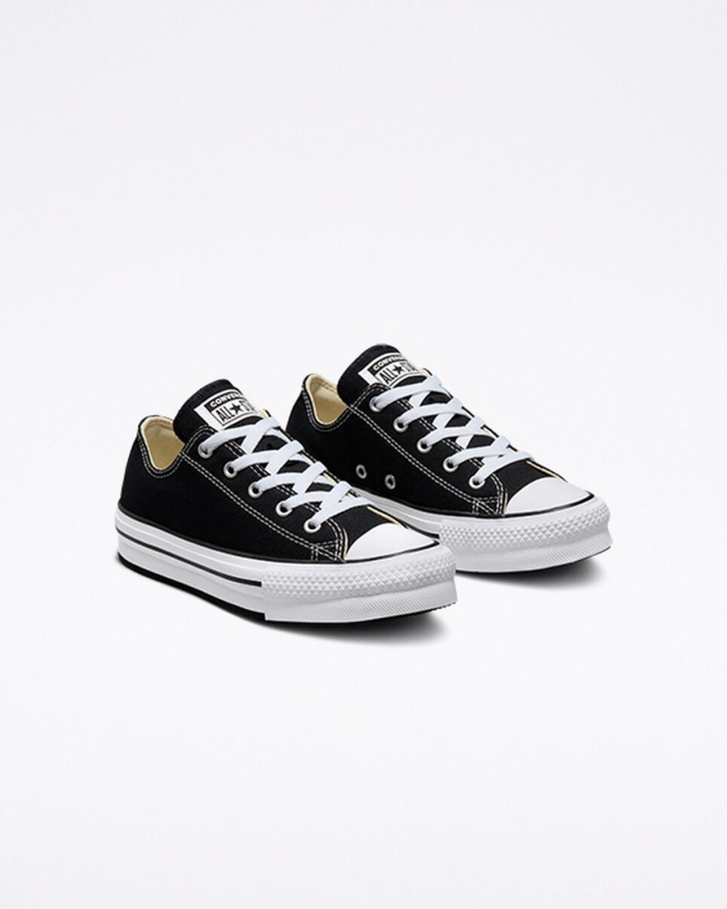 Converse Chuck Taylor All Star Lift Platform Zwart Wit Zwart | 6732-BJXQE