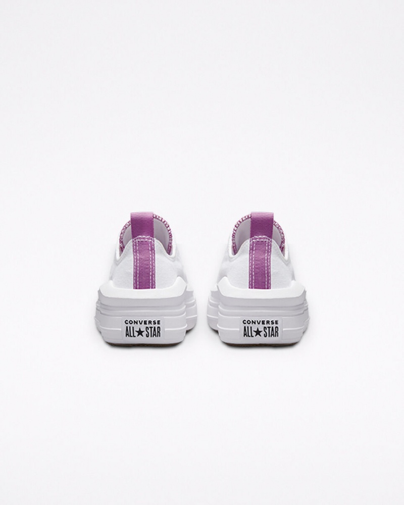 Converse Chuck Taylor All Star Move Platform Wit Paars Wit | 5827-BNXJH