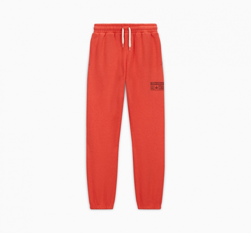 Converse Fleece Joggers Nomadic Rust | 4571-IVKCF