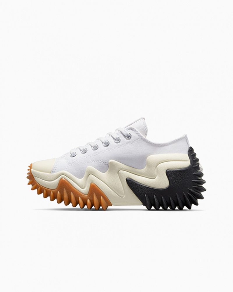 Converse Run Star Motion CX Platform Wit Zwart | 7580-ZORQE
